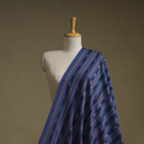 Cotton pochampally dabi ikat fabric 02 - handcrafted