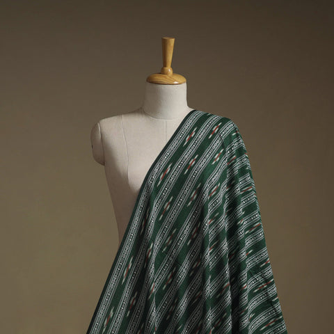 Cotton pochampally dabi ikat fabric 04 - handcrafted