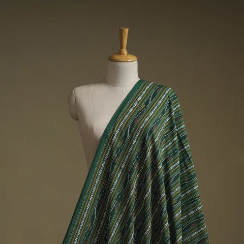 Cotton pochampally dabi ikat fabric 06 - handcrafted