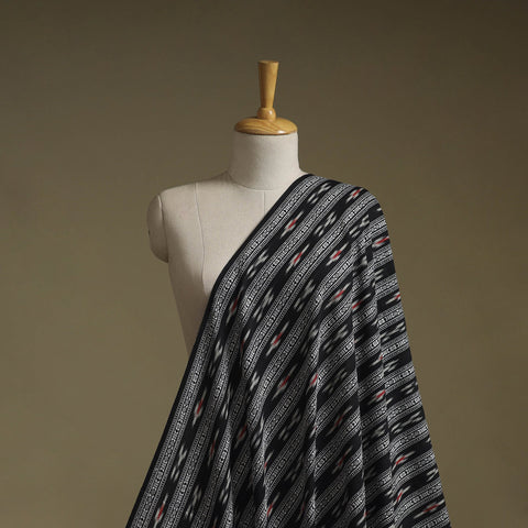 Cotton pochampally dabi ikat fabric 07 - handcrafted