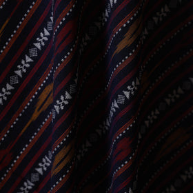 Cotton pochampally dabi ikat fabric 15 - handcrafted