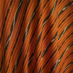 Cotton pochampally dabi ikat fabric 18 - handcrafted