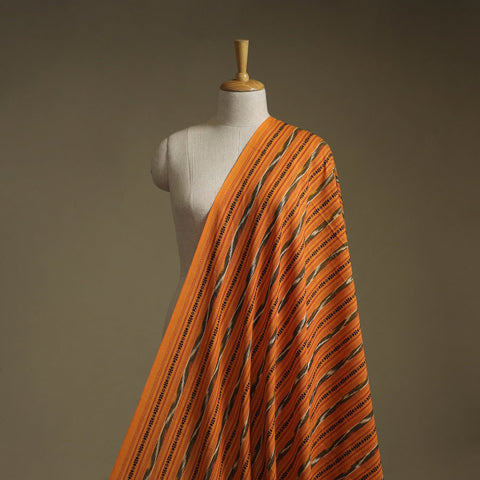 Cotton pochampally dabi ikat fabric 18 - handcrafted
