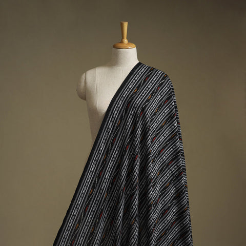 Cotton pochampally dabi ikat fabric 28 - handcrafted