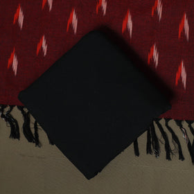 Handloom cotton pochampally ikat 3pc unstitched dress