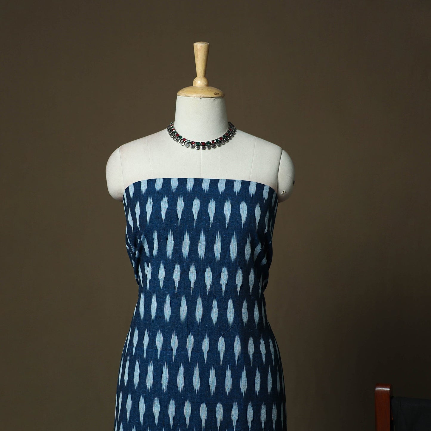 Handloom cotton pochampally ikat 3pc unstitched dress