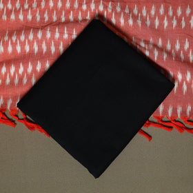 Handloom cotton pochampally ikat 3pc unstitched dress