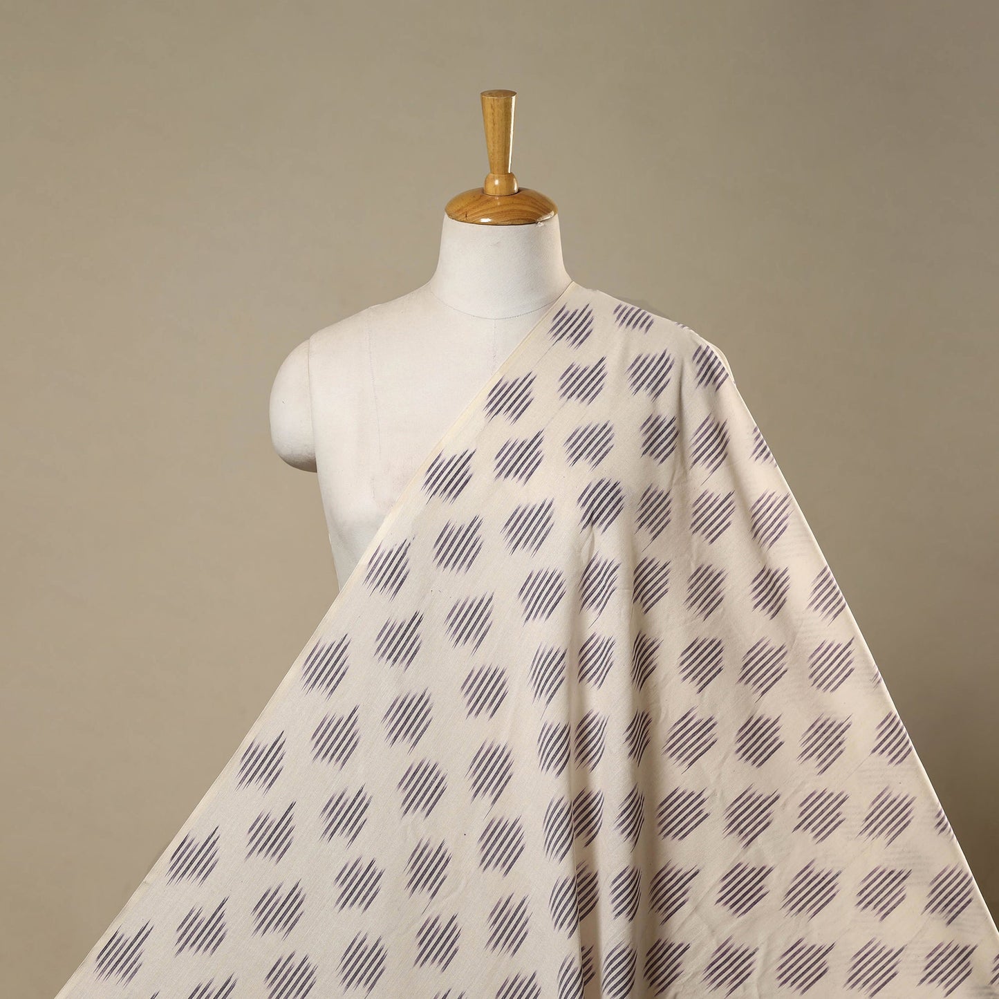 Cotton pochampally ikat fabric 02 - handcrafted