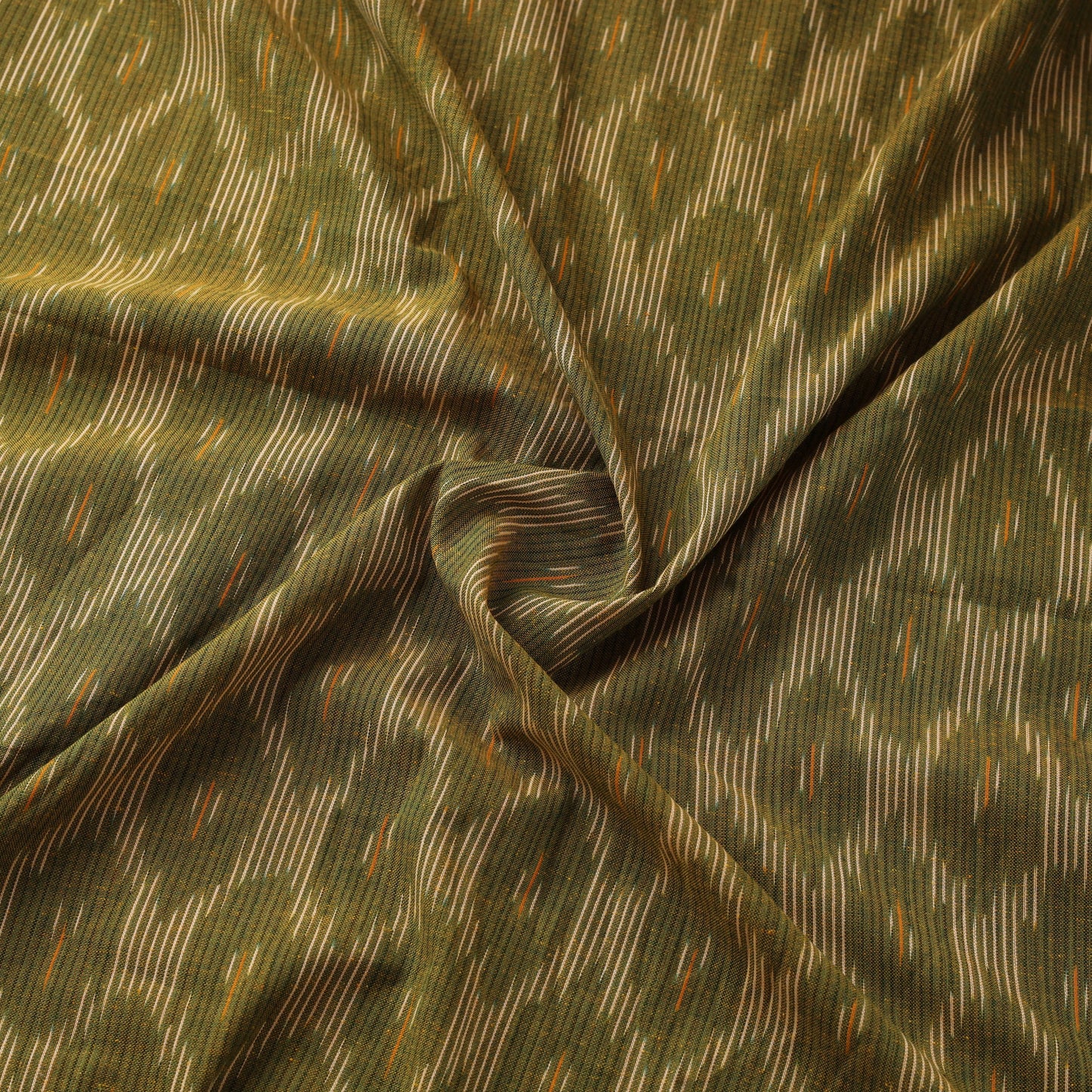 Cotton pochampally ikat fabric 03 - handcrafted