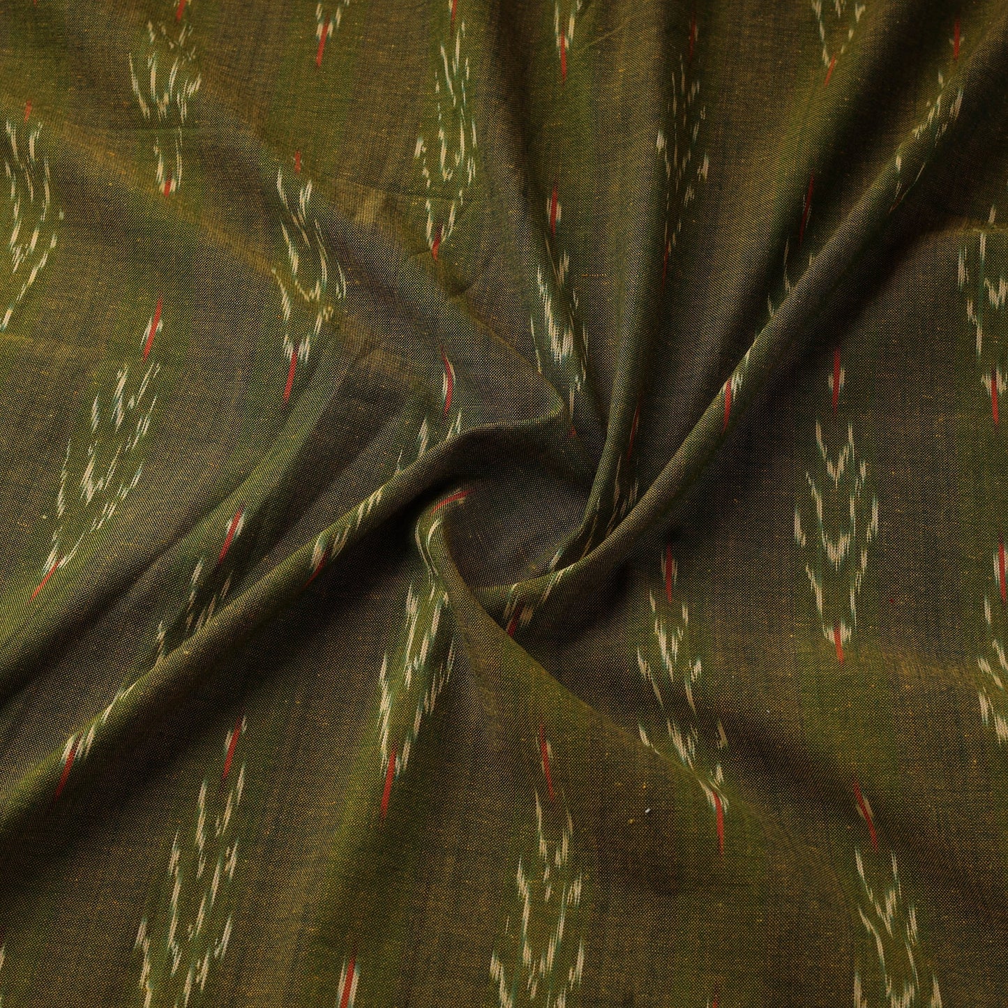 Cotton pochampally ikat fabric 07 - handcrafted