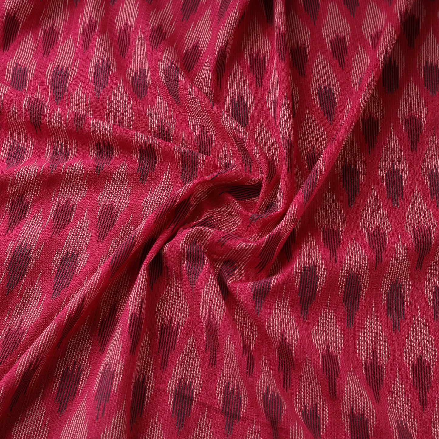 Cotton pochampally ikat fabric 08 - handcrafted