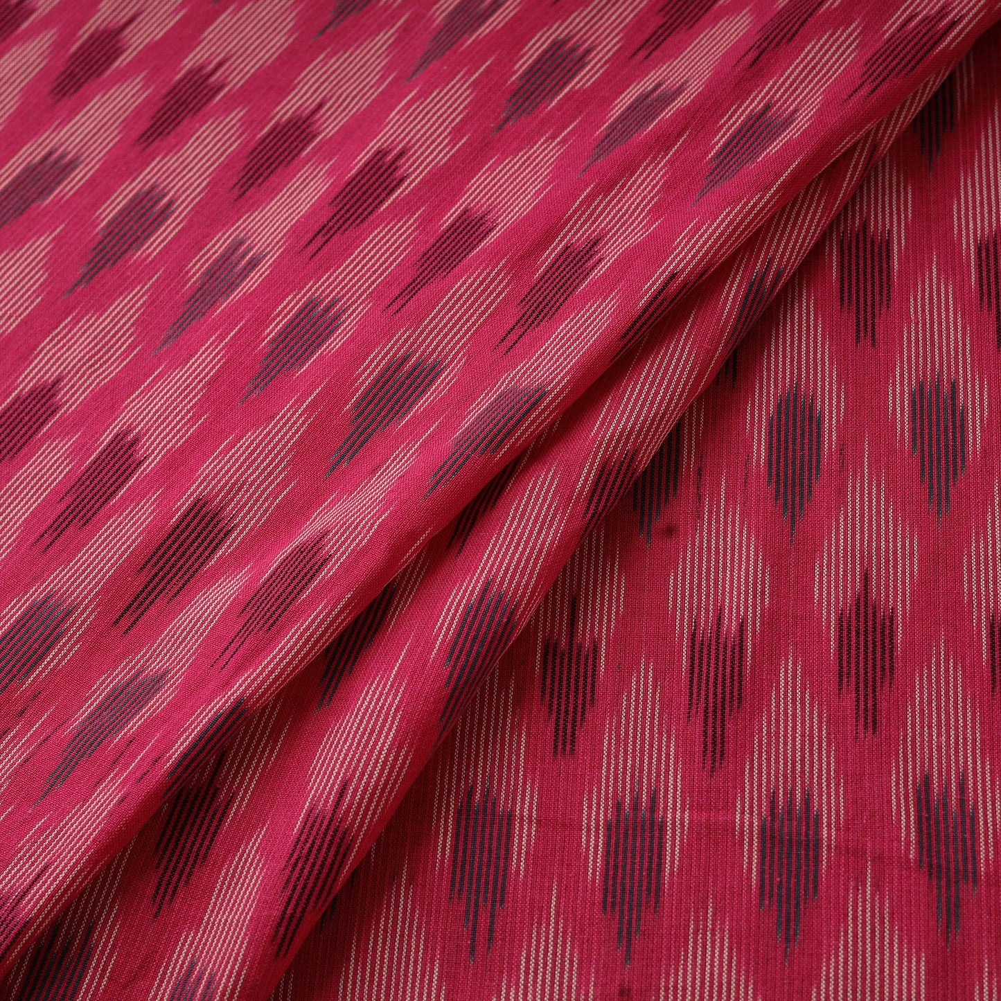 Cotton pochampally ikat fabric 08 - handcrafted