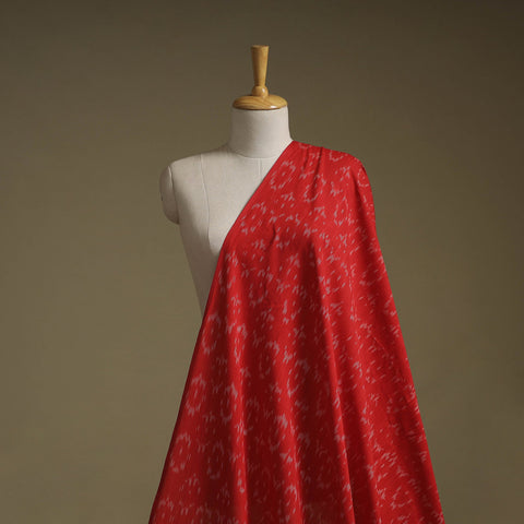 Cotton pochampally ikat fabric 20 - handcrafted