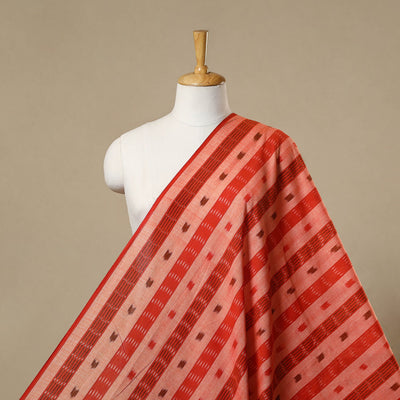 Cotton sambalpuri ikat fabric 40 - handcrafted