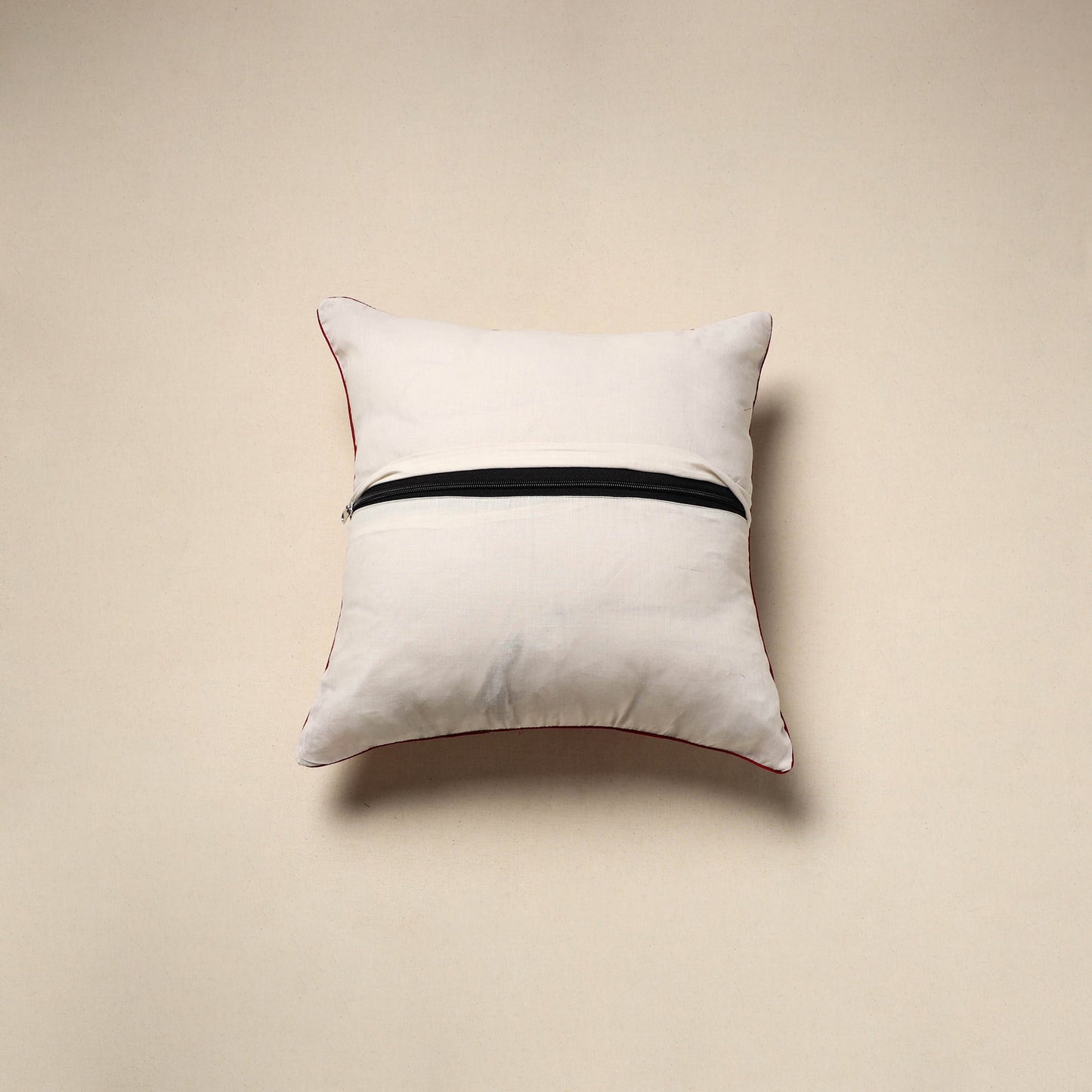 Cotton sanganeri cushion cover 101 - handcrafted