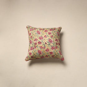Cotton sanganeri cushion cover 102 - handcrafted