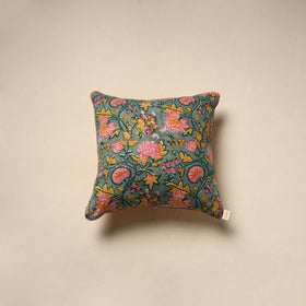 Cotton sanganeri cushion cover 103 - handcrafted