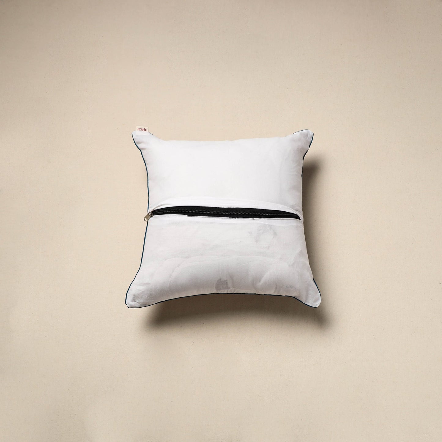 Cotton sanganeri cushion cover 106 - handcrafted