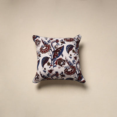Cotton sanganeri cushion cover 106 - handcrafted