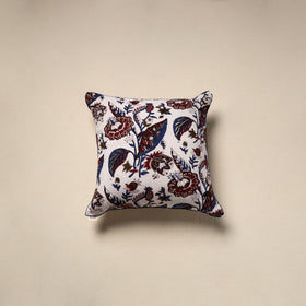 Cotton sanganeri cushion cover 106 - handcrafted