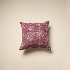 Cotton sanganeri cushion cover 107 - handcrafted