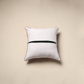 Cotton sanganeri cushion cover 107 - handcrafted