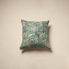 Cotton sanganeri cushion cover 109 - handcrafted