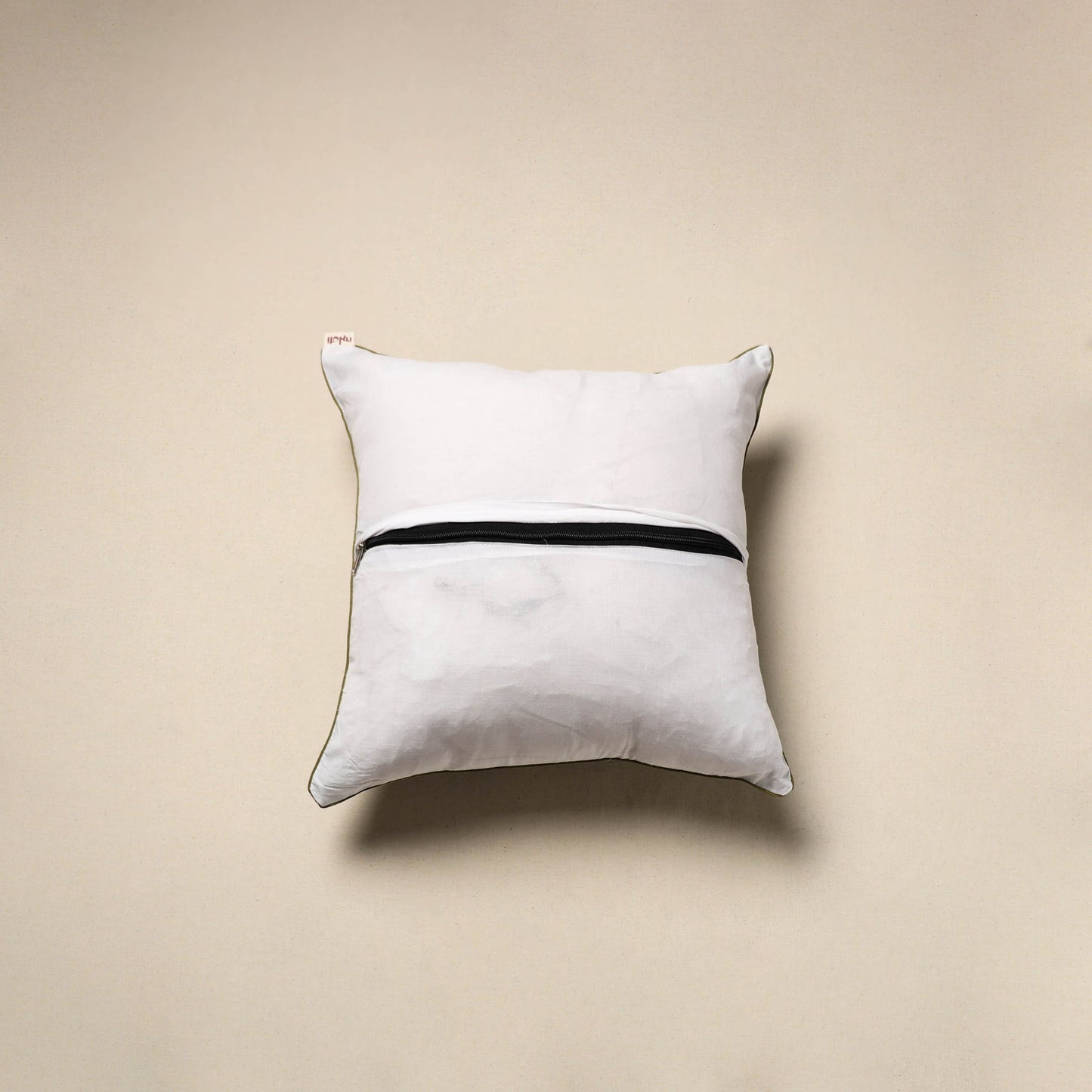 Cotton sanganeri cushion cover 109 - handcrafted