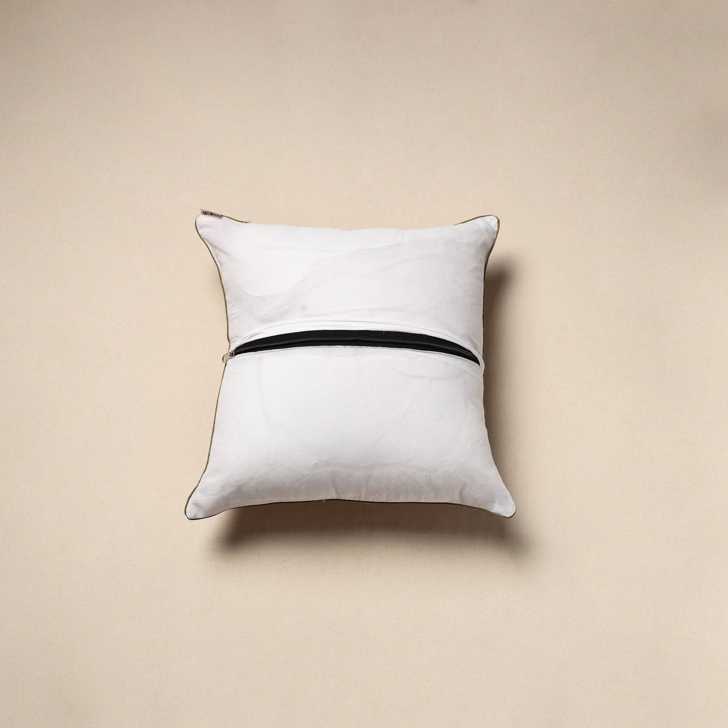 Cotton sanganeri cushion cover 110 - handcrafted