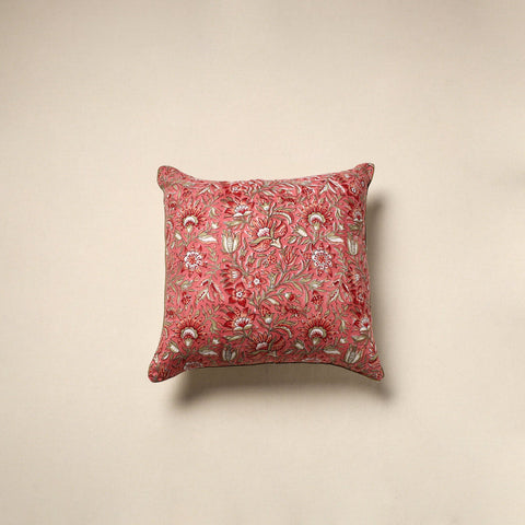 Cotton sanganeri cushion cover 110 - handcrafted
