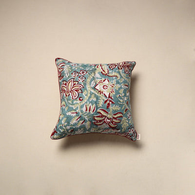 Cotton sanganeri cushion cover 111 - handcrafted