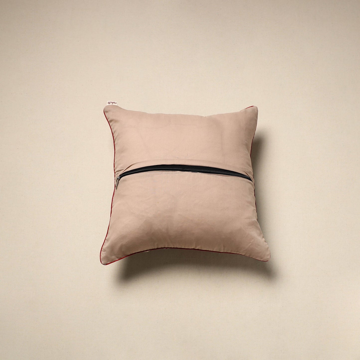 Cotton sanganeri cushion cover 111 - handcrafted
