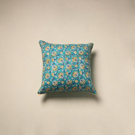 Cotton sanganeri cushion cover 112 - handcrafted