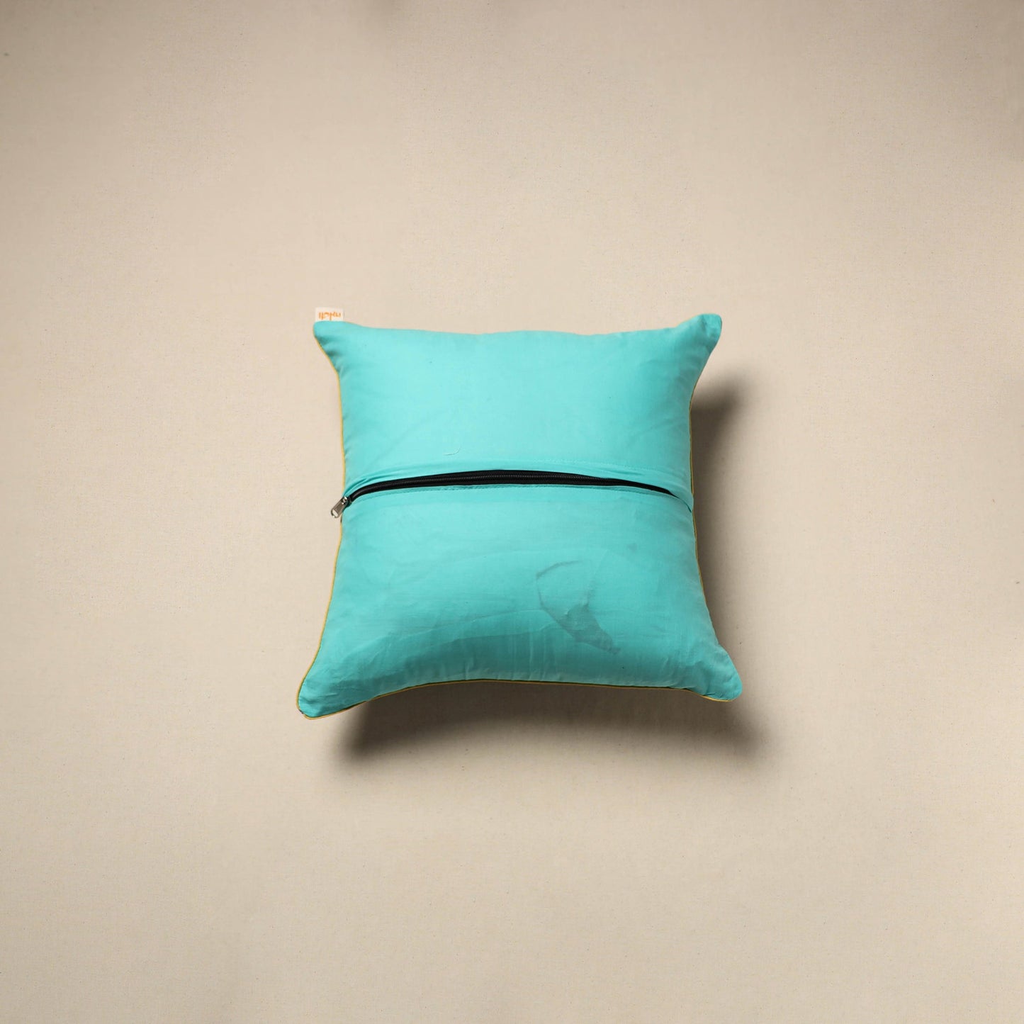 Cotton sanganeri cushion cover 112 - handcrafted