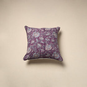 Cotton sanganeri cushion cover 114 - handcrafted