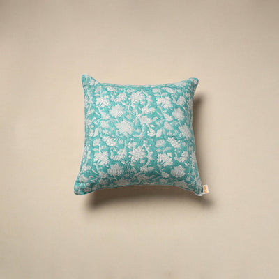 Cotton sanganeri cushion cover 116 - handcrafted