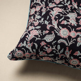Cotton sanganeri cushion cover 117 - handcrafted