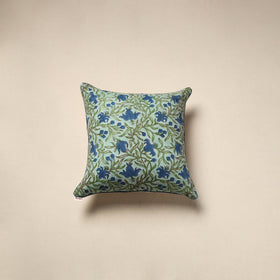 Cotton sanganeri cushion cover 118 - handcrafted