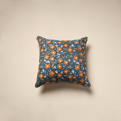 Cotton sanganeri cushion cover 122 - handcrafted