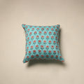 Cotton sanganeri cushion cover 126 - handcrafted