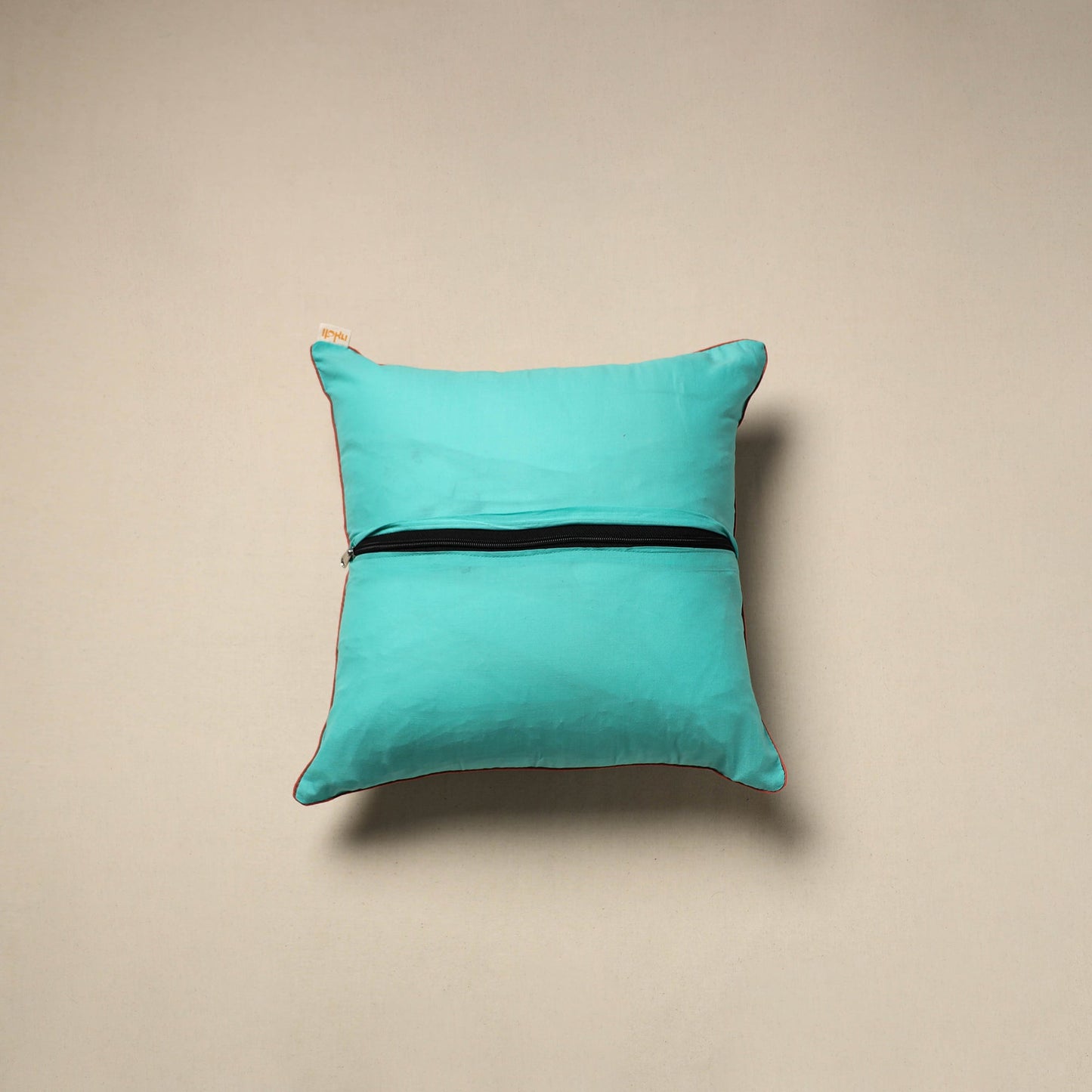 Cotton sanganeri cushion cover 126 - handcrafted