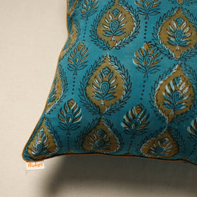 Cotton sanganeri cushion cover 127 - handcrafted