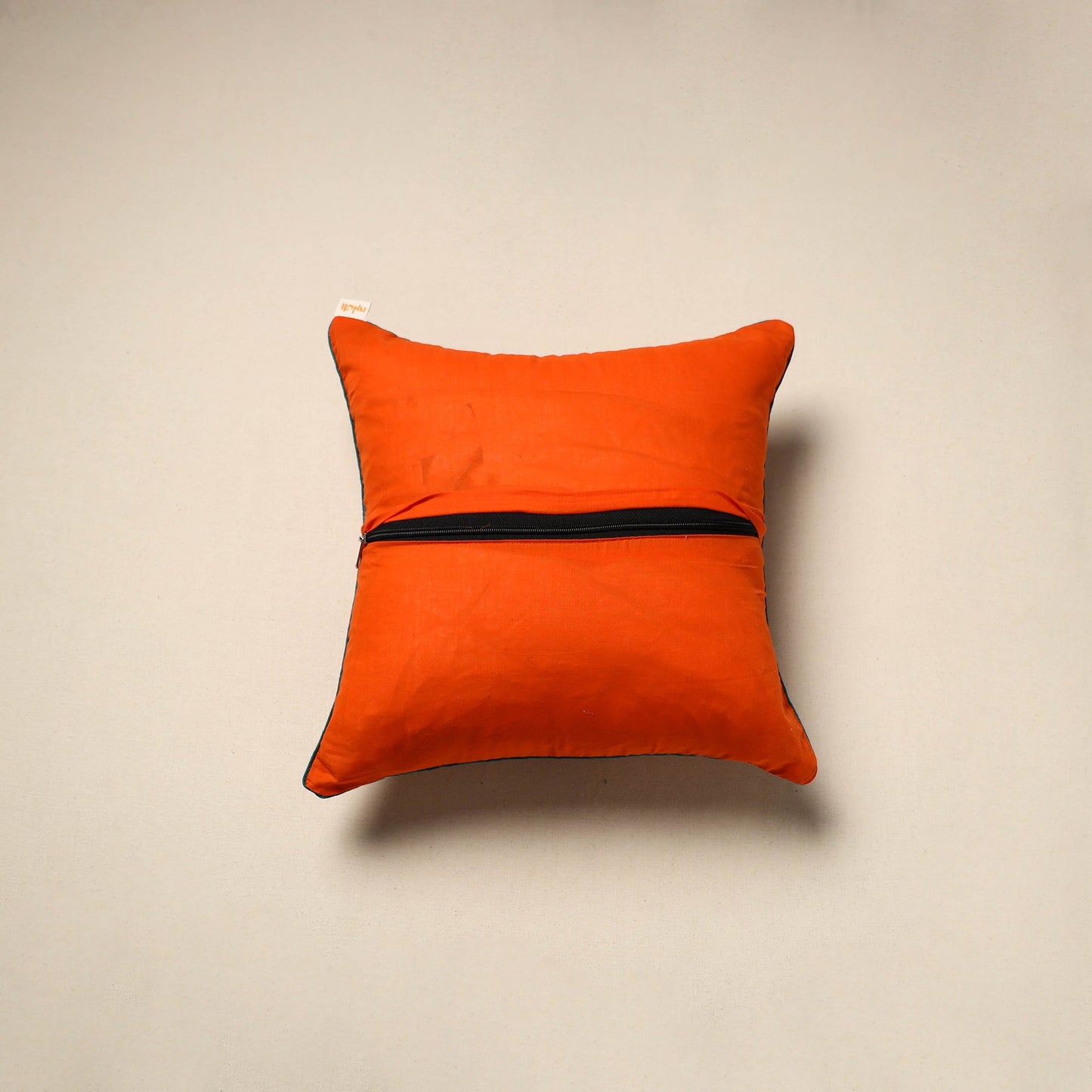 Cotton sanganeri cushion cover 130 - handcrafted