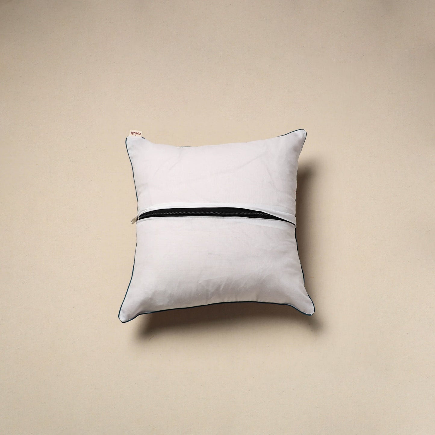 Cotton sanganeri cushion cover 135 - handcrafted