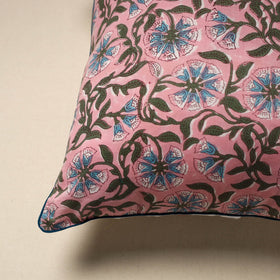 Cotton sanganeri cushion cover 135 - handcrafted