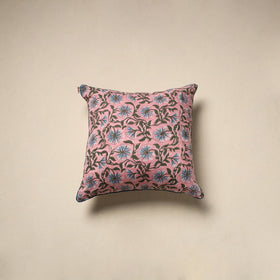 Cotton sanganeri cushion cover 135 - handcrafted