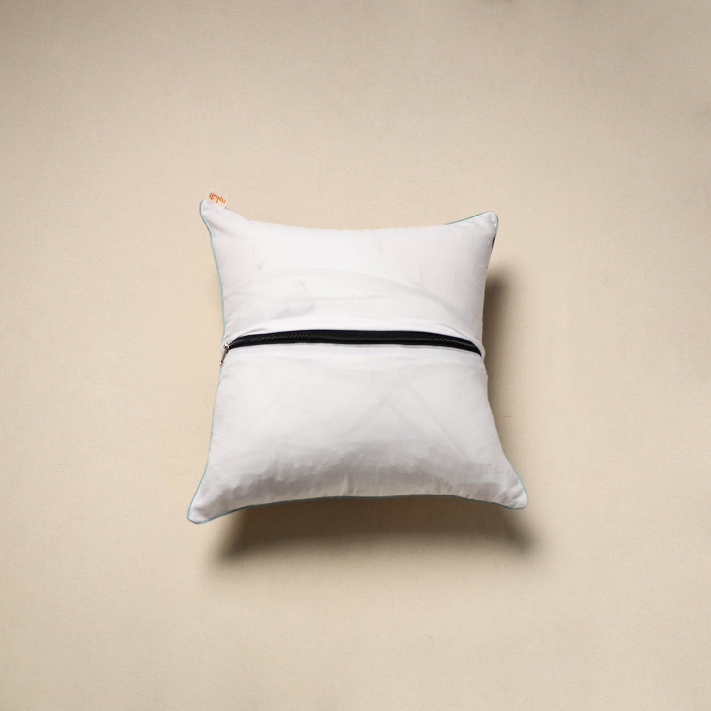 Cotton sanganeri cushion cover 136 - handcrafted
