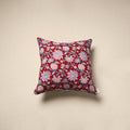 Cotton sanganeri cushion cover 139 - handcrafted