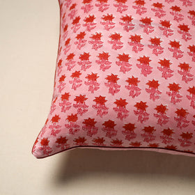 Cotton sanganeri cushion cover 140 - handcrafted
