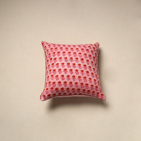 Cotton sanganeri cushion cover 140 - handcrafted